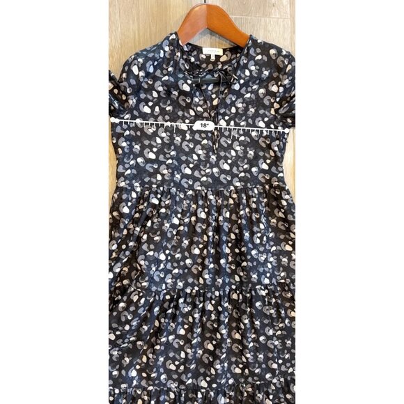 Lafayette 148 NY LIPE LEOPARD PRINT TIE NECK SILK MIDI DRESS SIZE XS - Picture 12 of 12